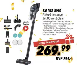 MEDIMAX Samsung akku-stielsauger jet 85 wet&clean Angebot