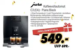 MEDIMAX Jura kaffeevollautomat c3 (ea) - piano black Angebot