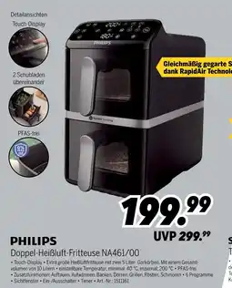 MEDIMAX Philips doppel-heißluft-fritteuse na461/00 Angebot