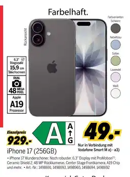 MEDIMAX Apple iphone 17 (256gb) Angebot
