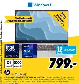 MEDIMAX Hp 15-fd1555ng Angebot