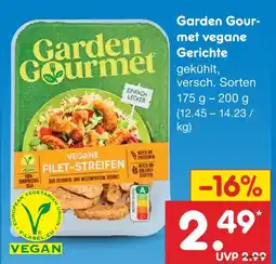 Netto Marken-Discount Garden gourmet vegane filet-streifen Angebot