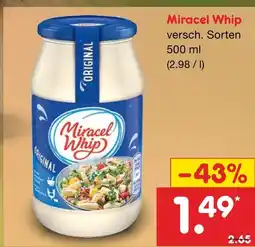 Netto Marken-Discount Miracel whip original Angebot