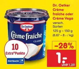 Netto Marken-Discount Dr. oetker crème fraîche classic Angebot