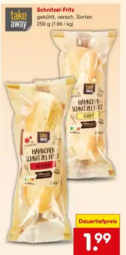 Netto Marken-Discount Take away hähnchen-schnitzel fritz ketchup Angebot
