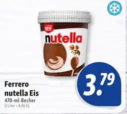 Nah & Frisch Ferrero nutella Eis Angebot