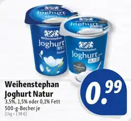 Nah & Frisch Weihenstephan Joghurt Natur Angebot