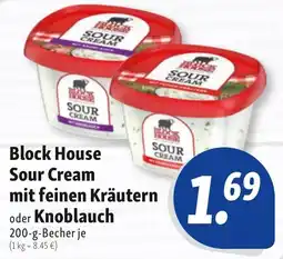 Nah & Frisch Block House Sour Cream mit feinen Kräutern oder Knoblauch Angebot