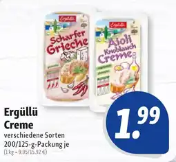 Nah & Frisch Ergüllü Creme Angebot