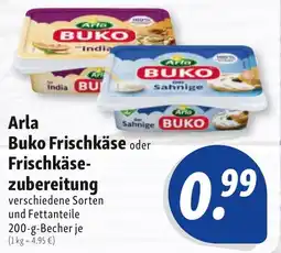 Nah & Frisch Arla Buko Frischkäse oder Frischkäsezubereitung Angebot
