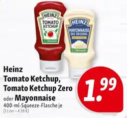 Nah & Frisch Heinz Tomato Ketchup, Tomato Ketchup Zero oder Mayonnaise Angebot