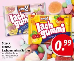 Nah & Frisch Storck nimm2 Lachgummi oder Softies Angebot