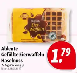 Nah & Frisch Aldente Gefüllte Eierwaffeln Haselnuss Angebot