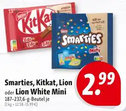 Nah & Frisch Smarties, Kitkat, Lion oder Lion White Mini Angebot