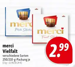 Nah & Frisch merci Vielfalt Angebot