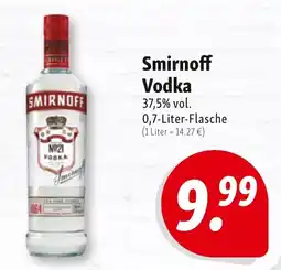 Nah & Frisch Smirnoff Vodka Angebot