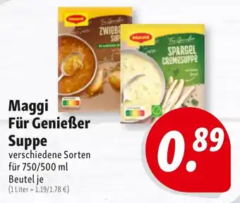 Nah & Frisch Maggi Für Genießer Suppe Angebot