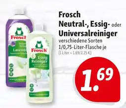 Nah & Frisch Frosch Neutral-, Essig- oder Universalreiniger Angebot