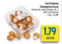 diska Gut & Günstig Champignons braun Angebot