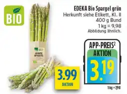 diska EDEKA Bio Spargel grün Angebot