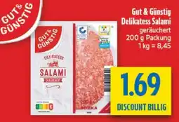 diska Gut & Günstig Delikatess Salami Angebot