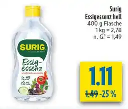 diska Surig Essigessenz hell Angebot