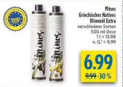 diska Minos Griechisches Natives Olivenöl Extra Angebot