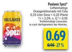 diska Paulaner Spezi Angebot
