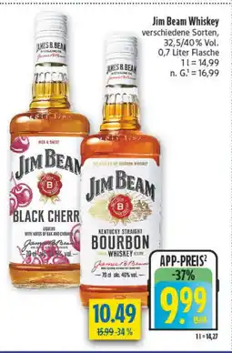 diska Jim Beam Whiskey Angebot