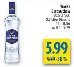 diska Wodka Gorbatschow Angebot