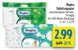 diska Regina Toilettenpapier Angebot