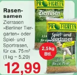 Jawoll PROFIGREEN Rasensamen Angebot