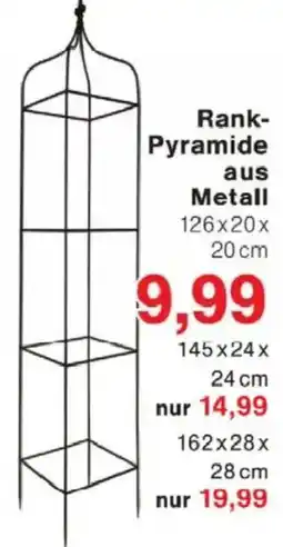 Jawoll Rank- Pyramide aus Metall Angebot