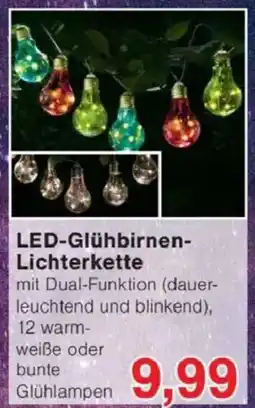 Jawoll LED-Glühbirnen- Lichterkette Angebot