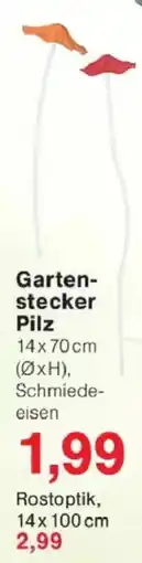 Jawoll Gartenstecker Pilz Angebot