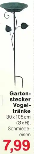 Jawoll Gartenstecker Vogeltränke Angebot