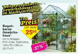 Jawoll Begehbares Gewächshaus Angebot