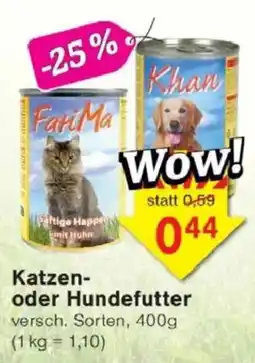 Jawoll Katzen- oder Hundefutter Angebot