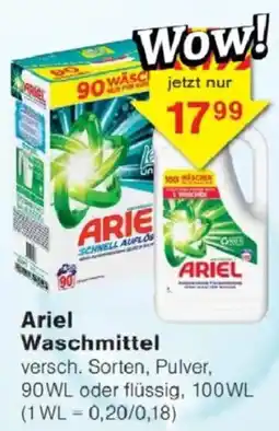Jawoll Ariel Waschmittel Angebot