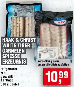 Handelshof Haak & christ white tiger garnelen spiesse erzeugnis Angebot