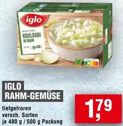 Handelshof Iglo rahm-gemüse Angebot