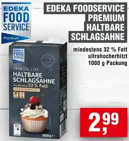 Handelshof Edeka foodservice premium haltbare schlagsahne Angebot