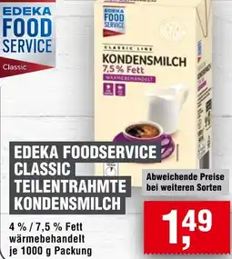 Handelshof Edeka foodservice classic teilentrahmte kondensmilch Angebot