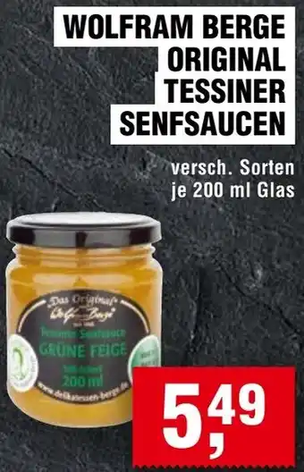 Handelshof Wolfram berge original tessiner senfsaucen Angebot