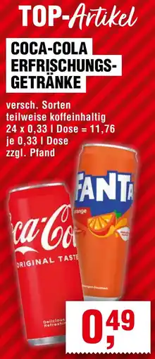 Handelshof Coca-cola erfrischungsgetränke Angebot