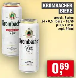 Handelshof Krombacher biere Angebot