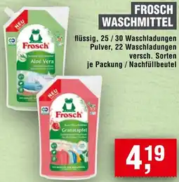 Handelshof Frosch waschmittel Angebot