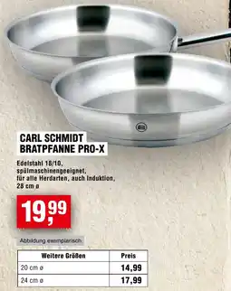 Handelshof Carl schmidt bratpfanne pro-x Angebot