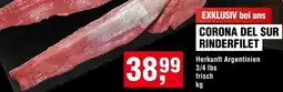 Handelshof Corona del sur rinderfilet Angebot
