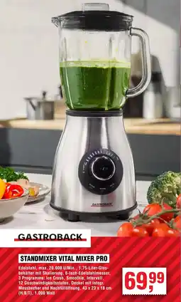 Handelshof GASTROBACK standmixer vital mixer pro Angebot